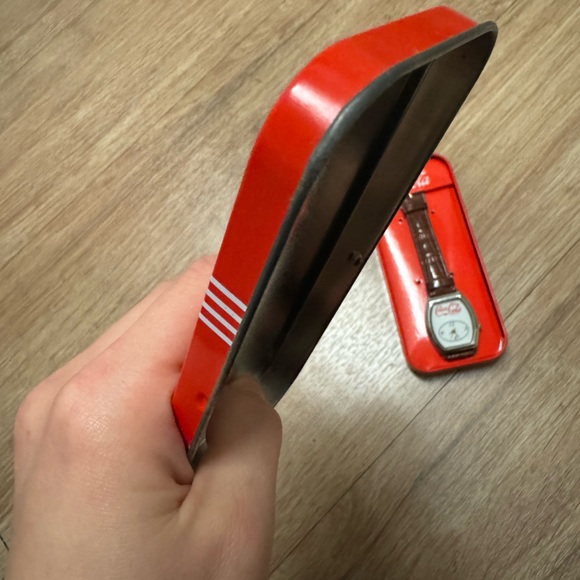 Vintage Rare Coca Cola Quartz Brown Leather Watch in Original Container - Picture 10 of 13